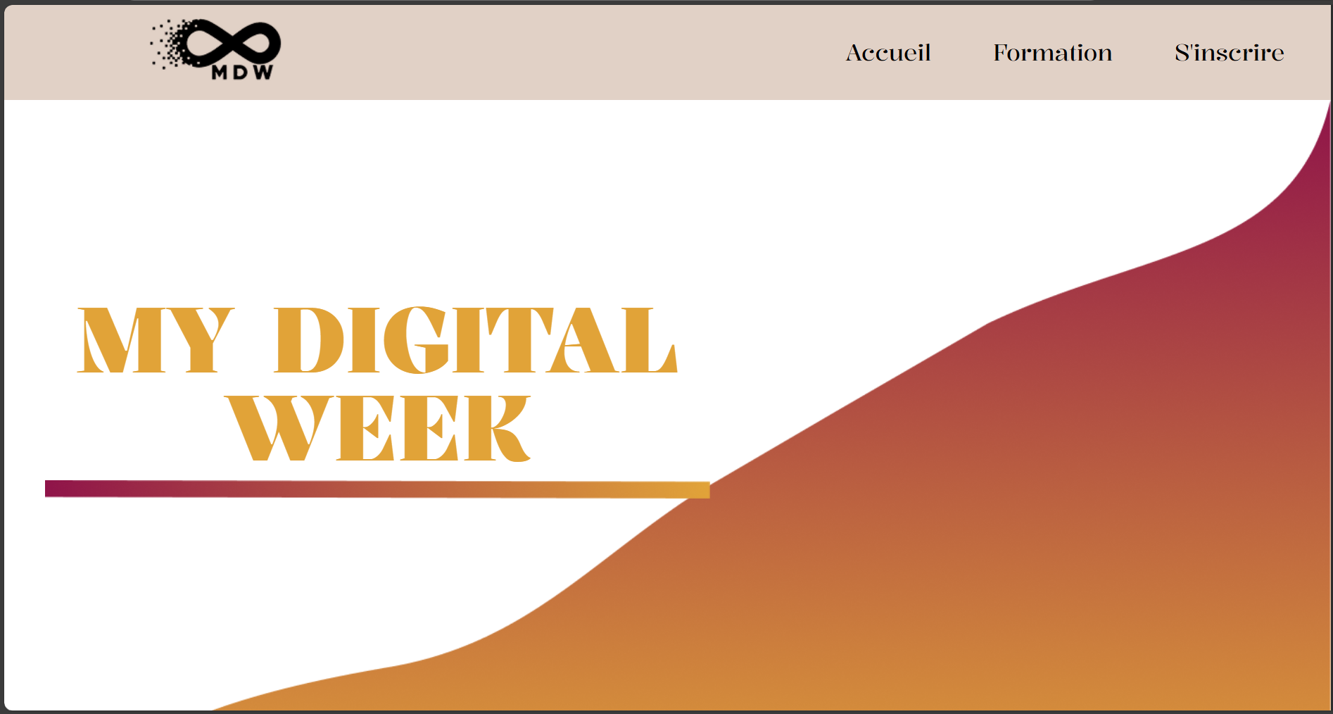 Projet Mydigitalweek